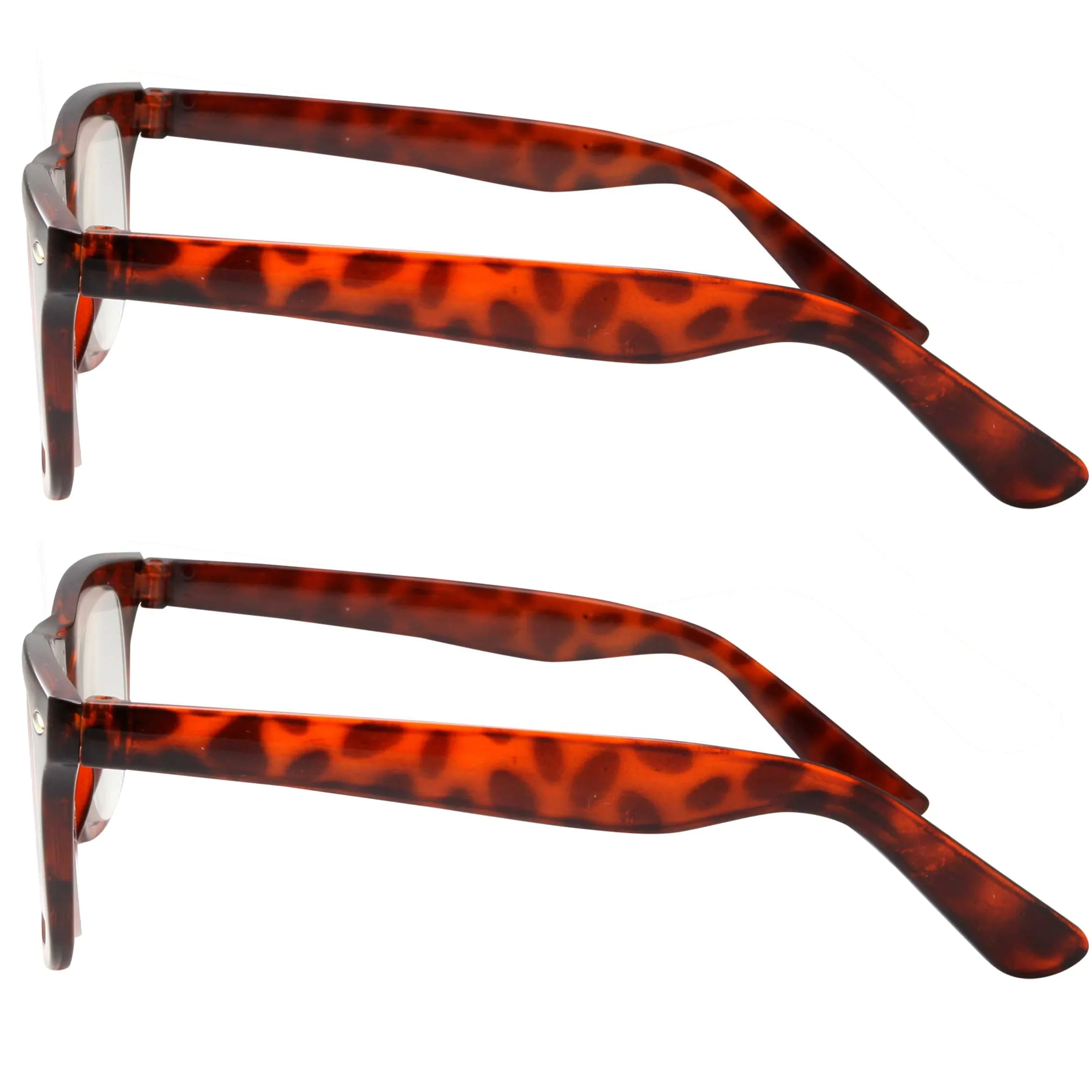 grinderPUNCH 2 Pack High Magnification Reading Glasses Strong Power Readers