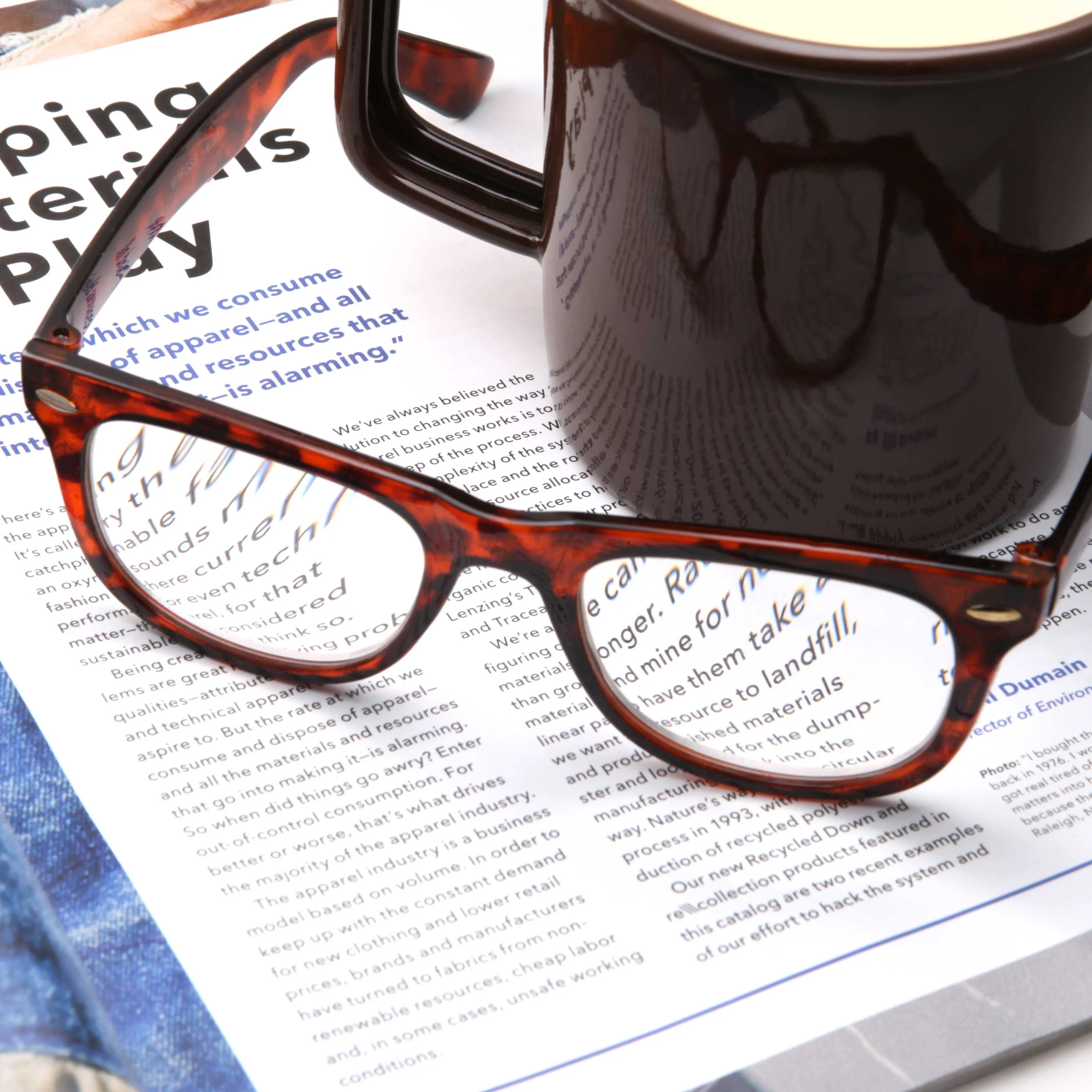 grinderPUNCH 2 Pack High Magnification Reading Glasses Strong Power Readers