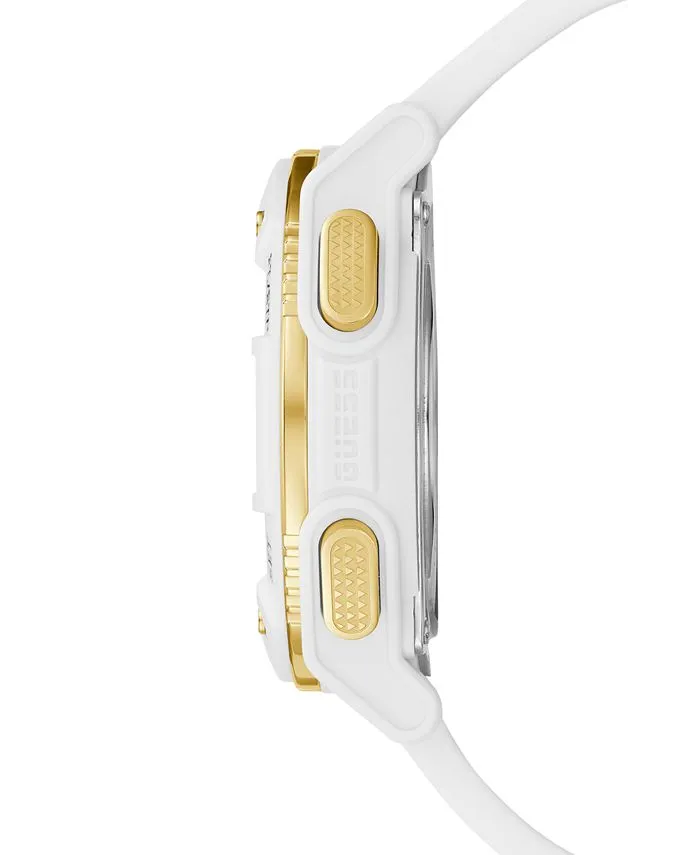 Guess GW0225G1 Digital White Silicone Strap Men Watches