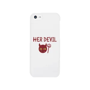 Her Devil-Left White Phone Case