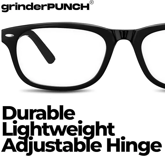 High Magnification Power Readers Slim Reading Glasses (Black)