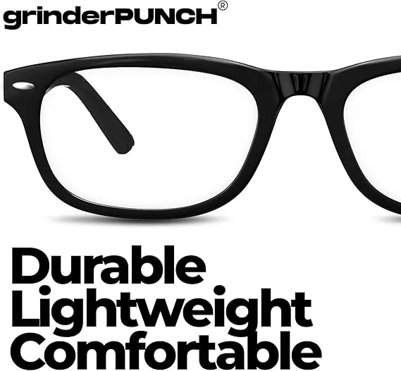 High Magnification Power Readers Slim Reading Glasses (Black)