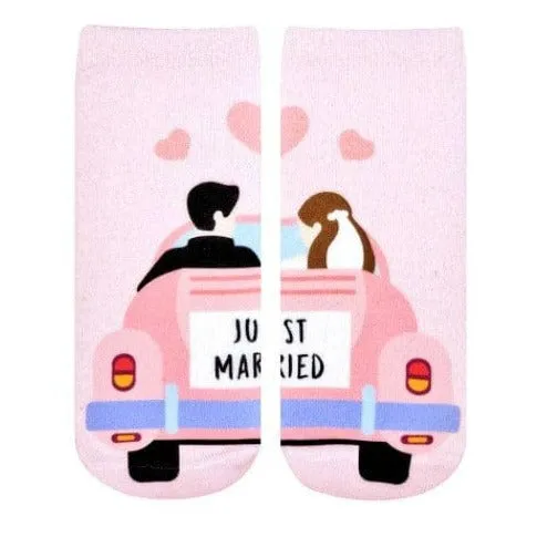 Just Married Ankle Socks