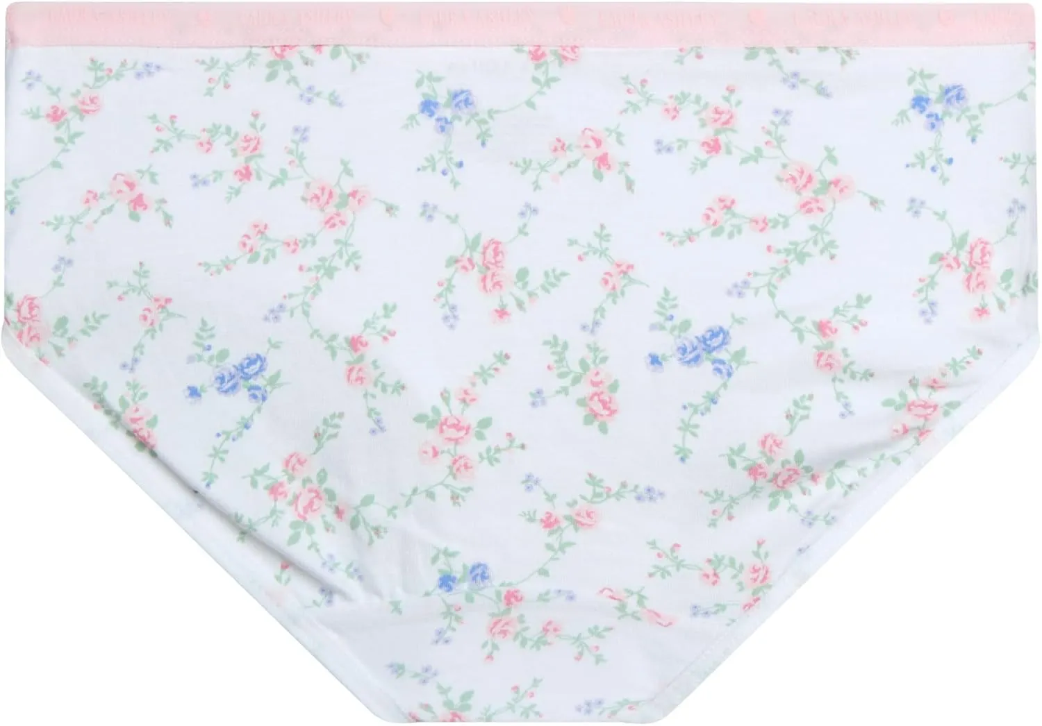 Laura Ashley Girls Underwear Briefs - 10 Pack Soft Comfort Stretch Breathable Cotton Underwear Panties for Girls (Sizes:4-12)