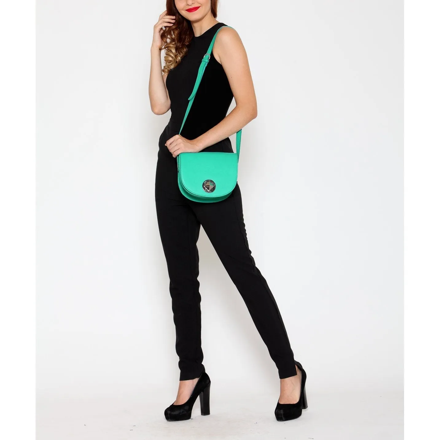 Leather Crossbody Bag - PR1219