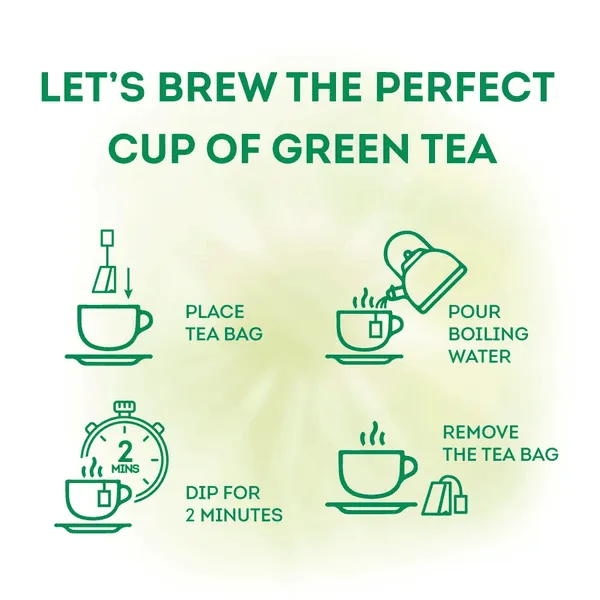Lipton Natural Green Tea Mint - 100's Tea Bags