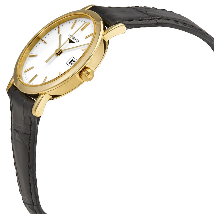 Longines Presence White Dial Ladies Leather Watch L4.279.6.12.0