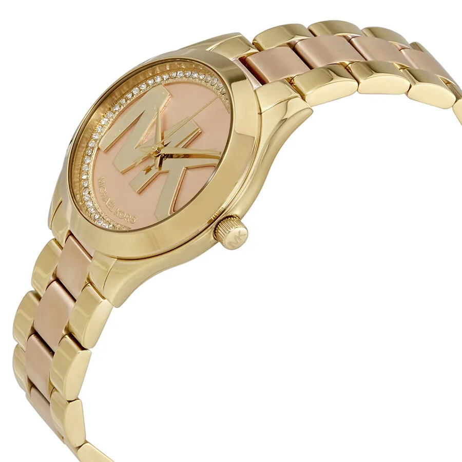 Michael Kors Mini Slim Runway Rose Dial Ladies Watch MK3650