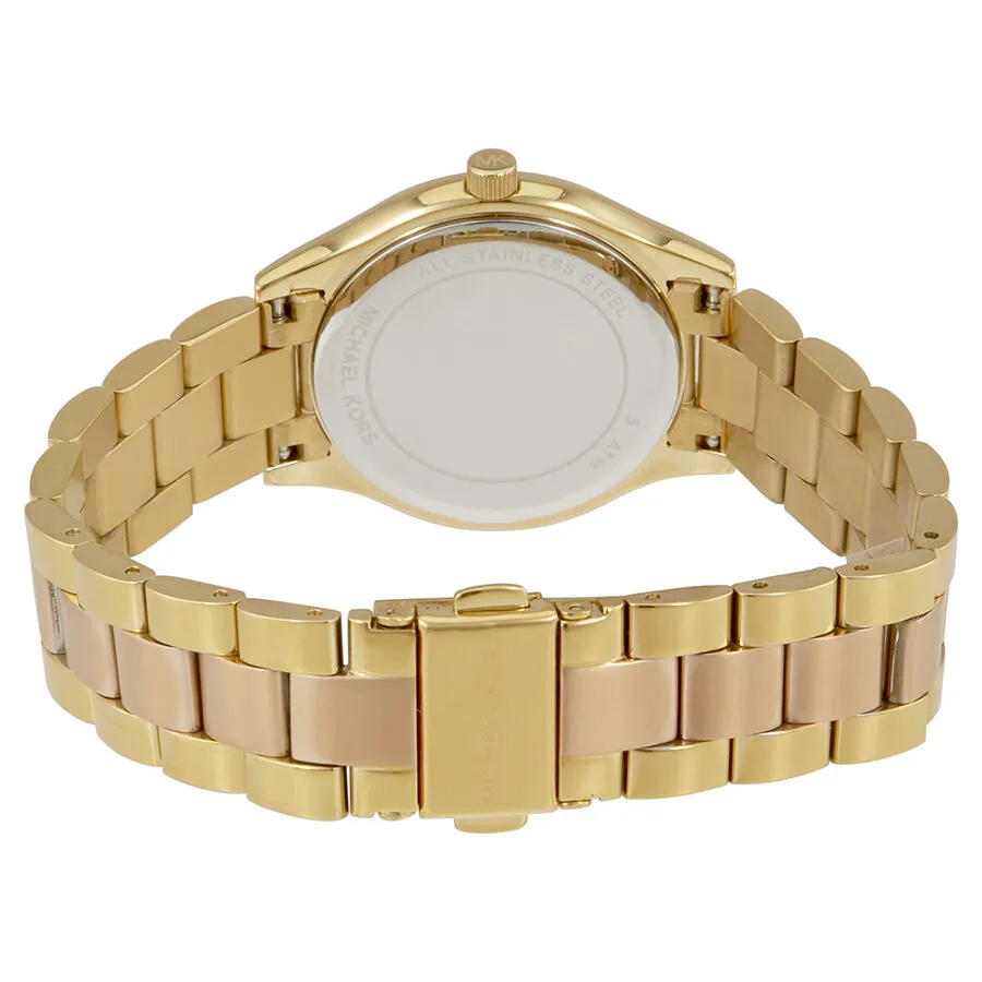 Michael Kors Mini Slim Runway Rose Dial Ladies Watch MK3650