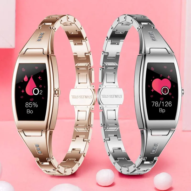 MK26 Smart Watch Women Girls Heart Rate Monitor Lady Smartwatch