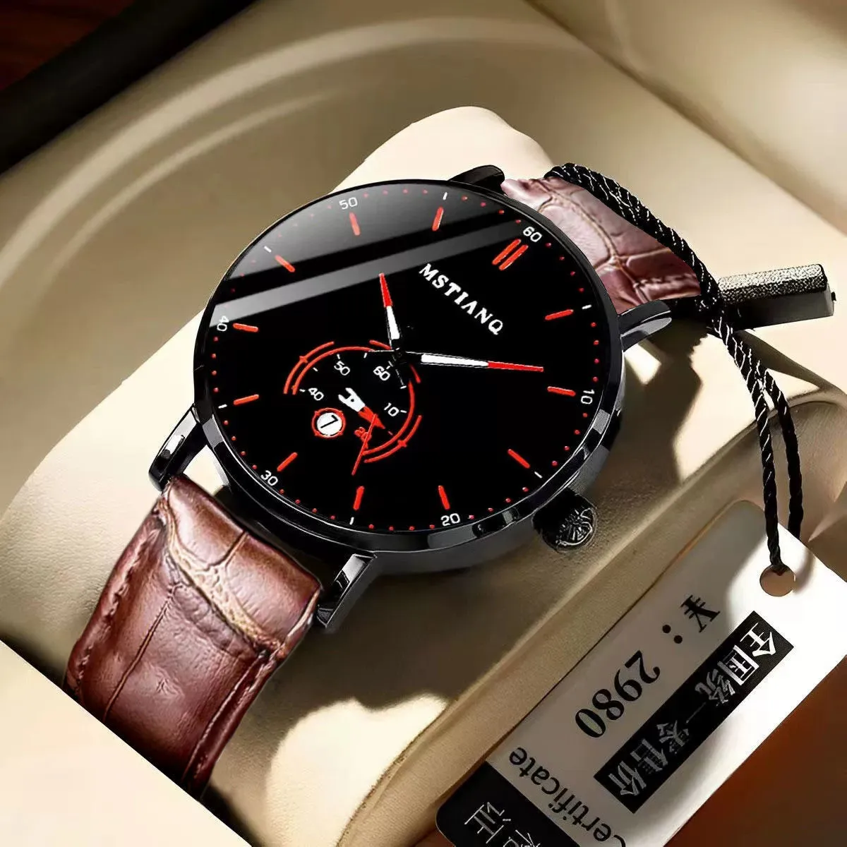 Official Authentic Products Watch Men's Calendar Waterproof Men's Automatic Movement Korean Fashion High-End Famous Brand Watch