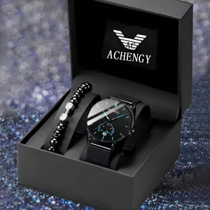 Official Authentic Products Watch Men's Calendar Waterproof Men's Automatic Movement Korean Fashion High-End Famous Brand Watch