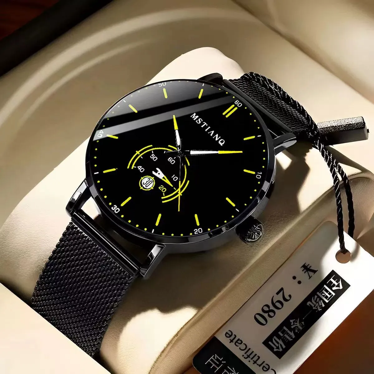 Official Authentic Products Watch Men's Calendar Waterproof Men's Automatic Movement Korean Fashion High-End Famous Brand Watch