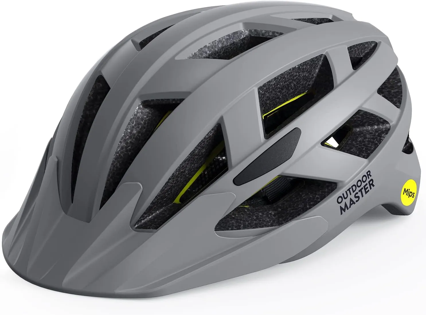 OutdoorMaster Gem Recreational MIPS Cycling Helmet - Two Removable Liners & Ventilation in Multi-Environment - Bike Helmet in Mountain, Motorway for Youth & Adult