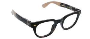 Peepers - Take It Easy Blue Light Reading Glasses, Black & Black Marble