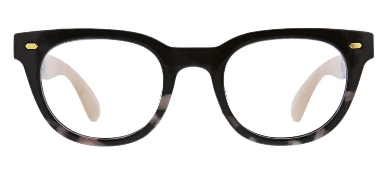 Peepers - Take It Easy Blue Light Reading Glasses, Black & Black Marble