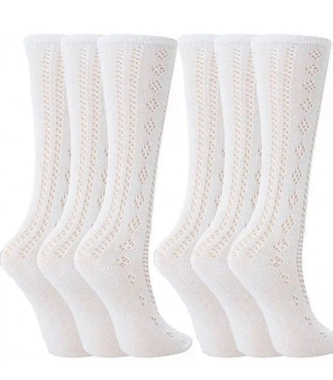 Pelerines White Knee Socks