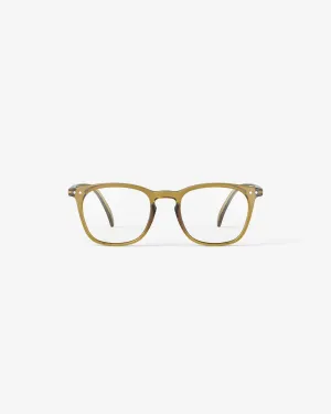 Reading Glasses #E The Trapeze - Golden Green - نظارات