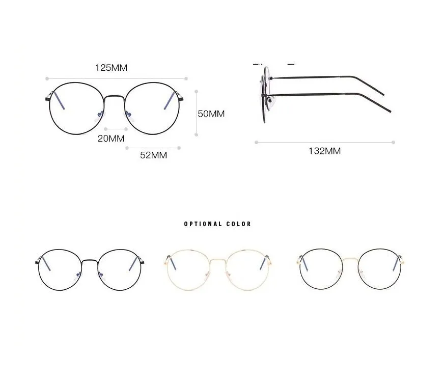 Retro Computer Glasses - Anti Blue Light blocking Anti Glare Glasses