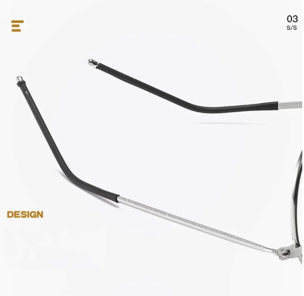 Retro Computer Glasses - Anti Blue Light blocking Anti Glare Glasses