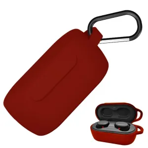 Silicone Cases compatible with the Skullcandy Sesh & Sesh Evo Earbuds Red