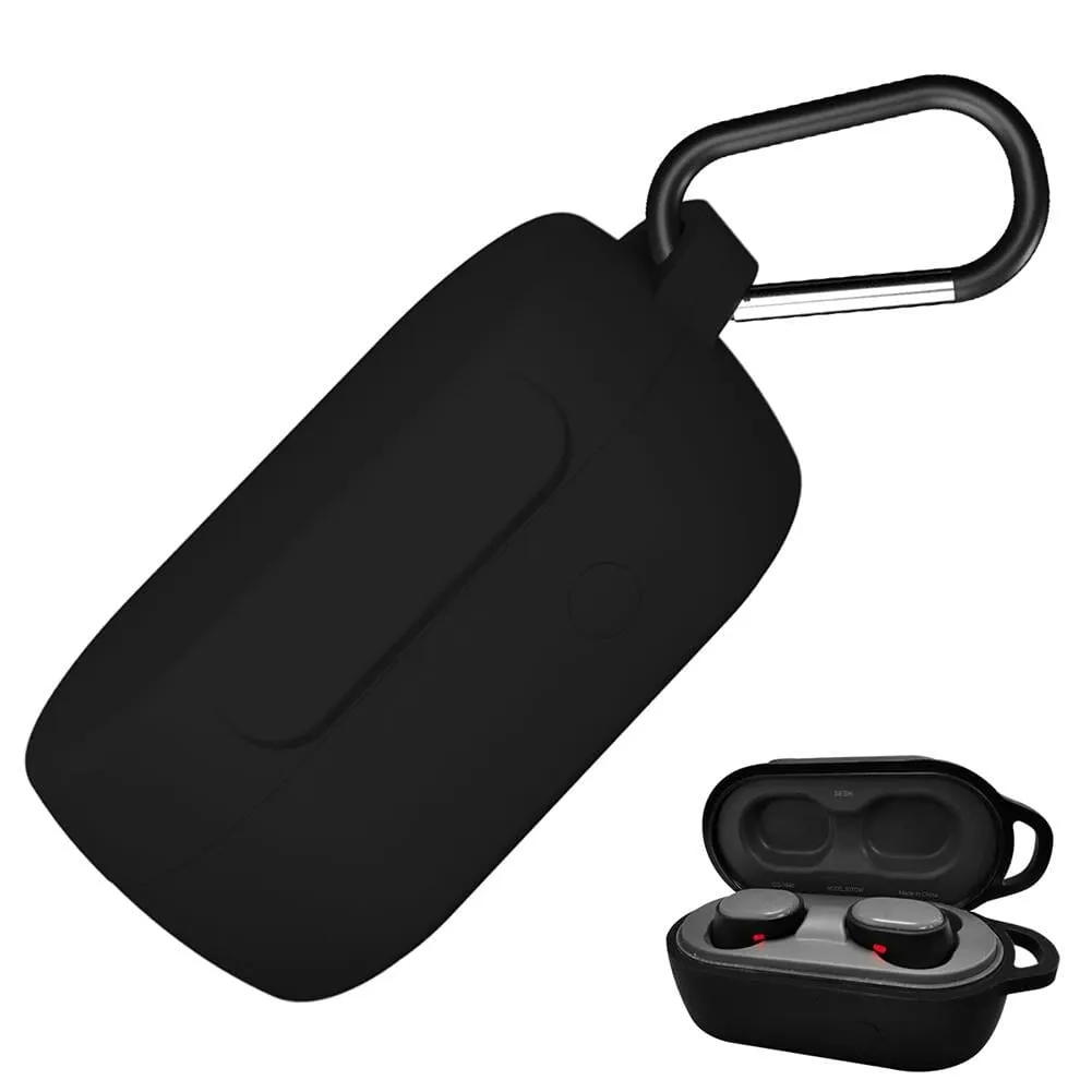 Silicone Cases compatible with the Skullcandy Sesh & Sesh Evo Earbuds Red