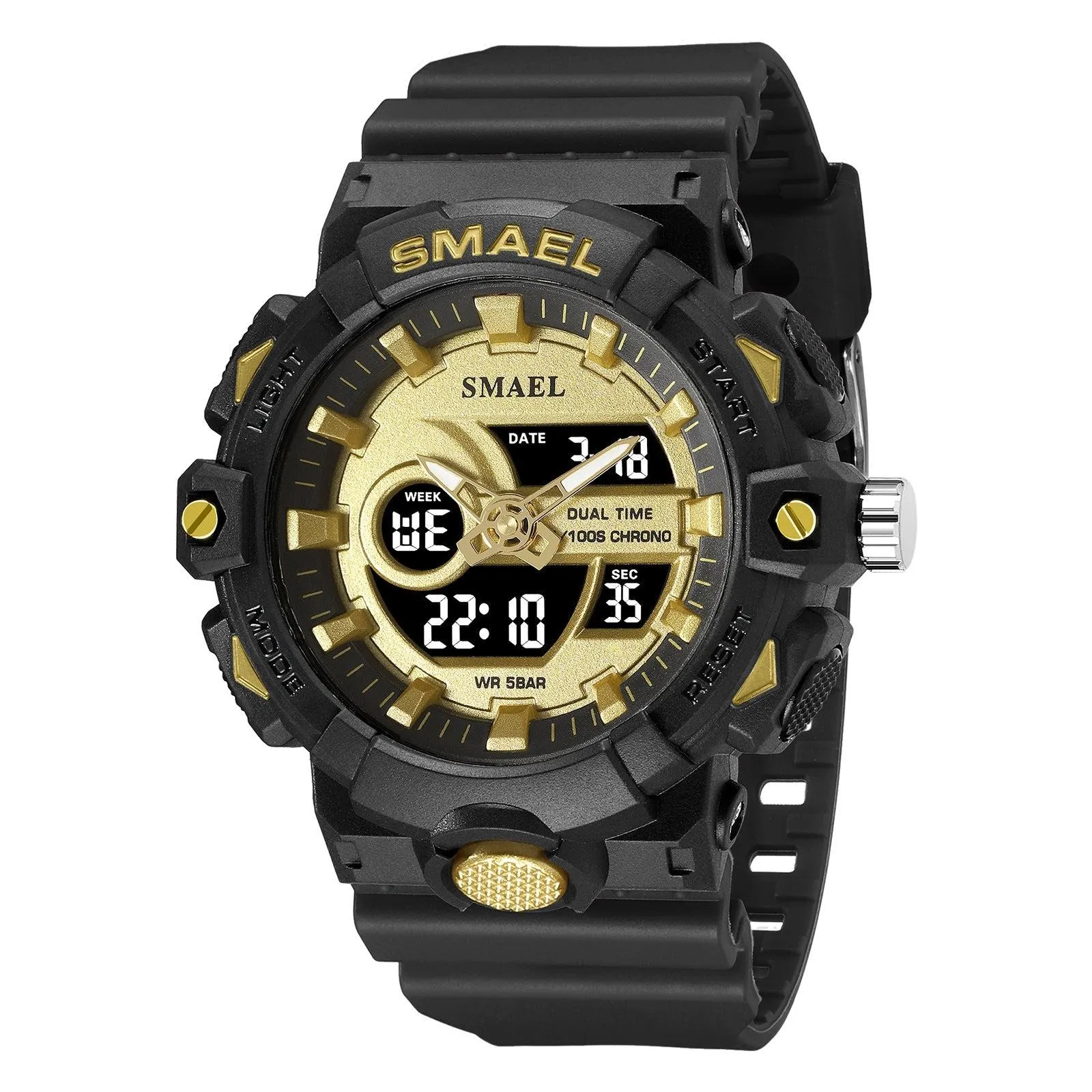 SMAEL Analog Digital Sports Watch For Men 8081