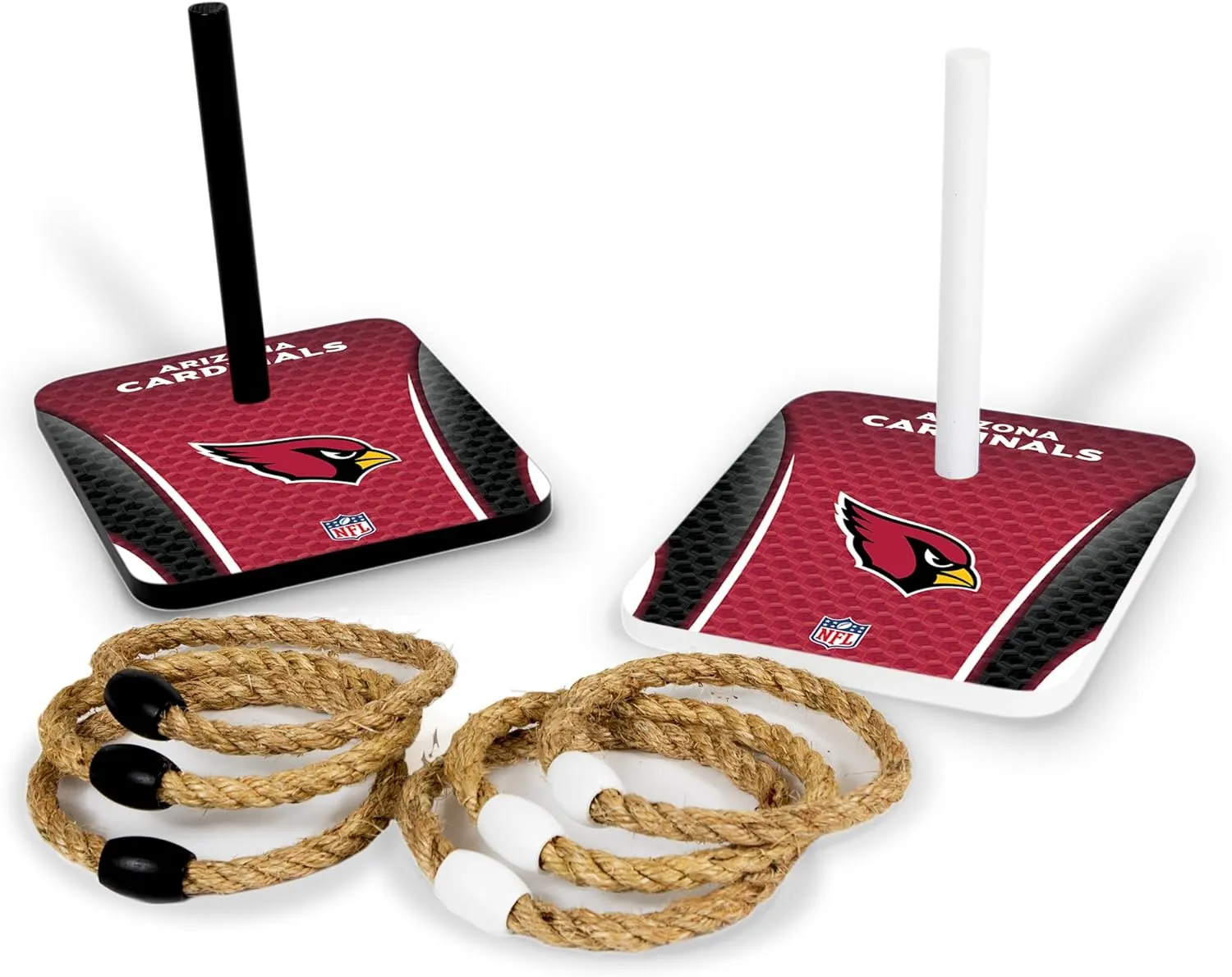 Solid Wood NFL Quoits Set with Direct Print HD Team Graphics  Tailgate Ring Toss Game  Great Gift for Any Football Fan! Ring Toss Family Outdoor Games for The Beach