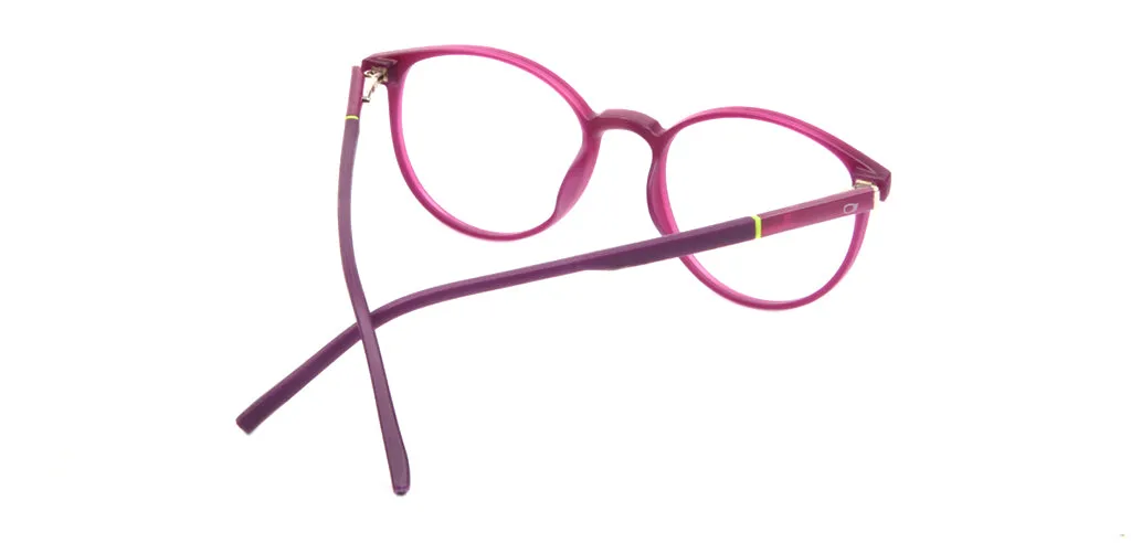 Specsmakers Blue Zero Kids Computer Glasses Full Frame Round Small 45 TR 90 AMP9006