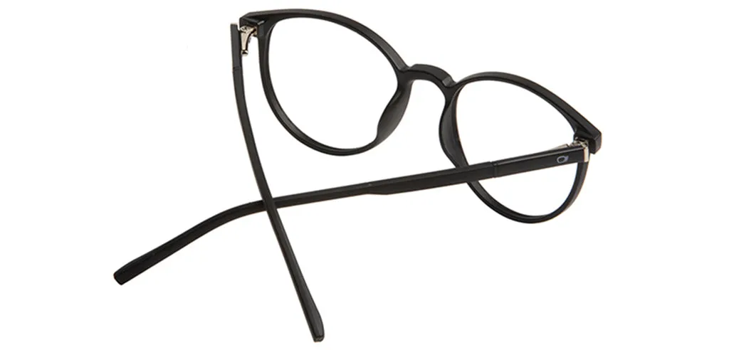Specsmakers Blue Zero Kids Computer Glasses Full Frame Round Small 45 TR 90 AMP9006