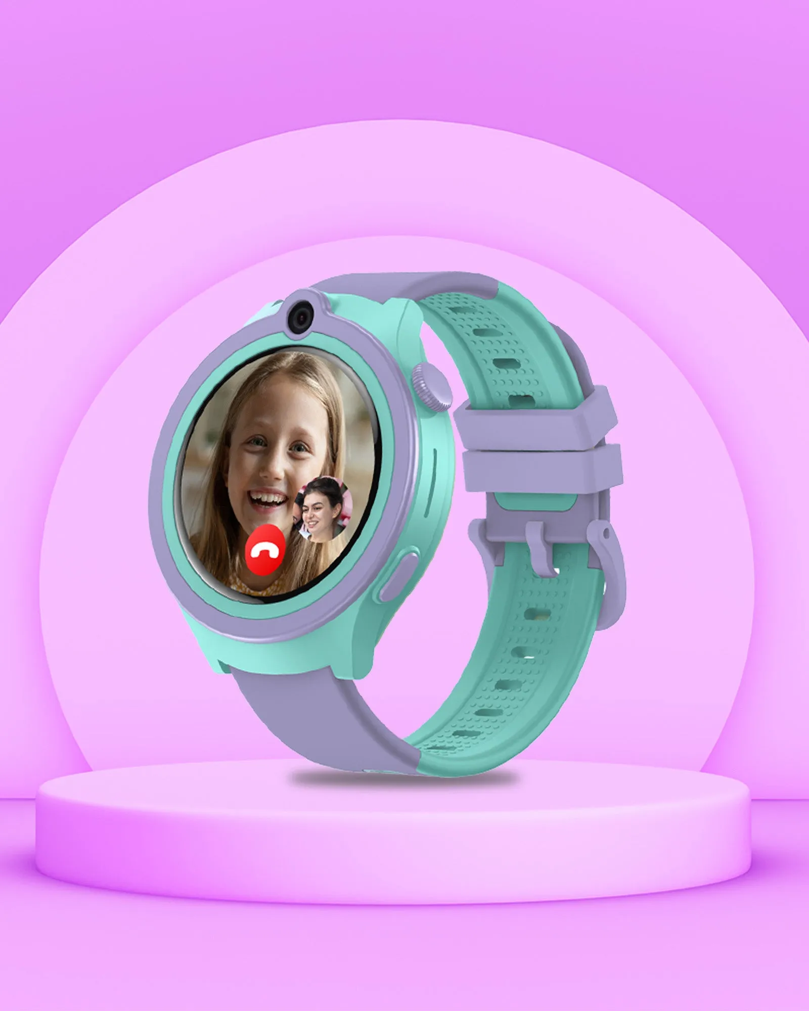 Spiky Cacus 4g Video & Voice Calling Smartwatch with GPS  - Blue