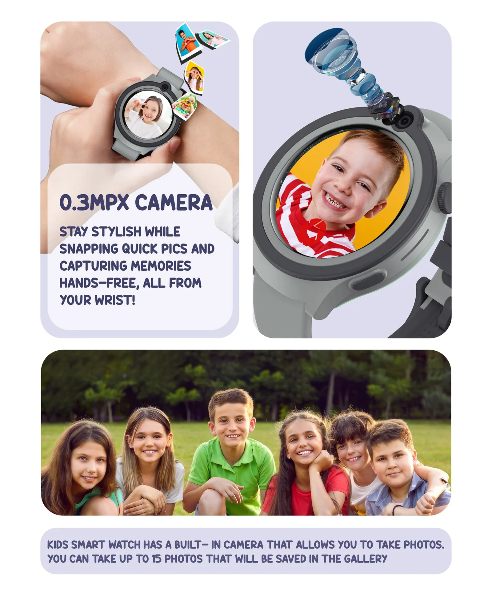 Spiky Cacus 4g Video & Voice Calling Smartwatch with GPS  - Blue
