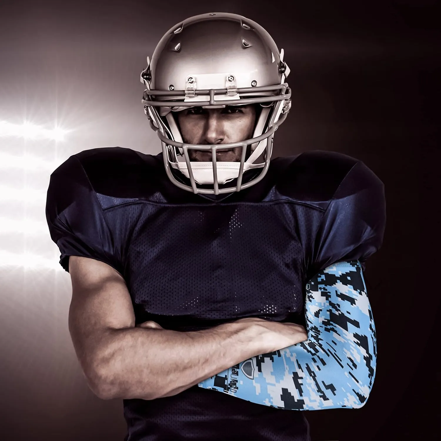 Stromguard Compression Sports Arm Sleeve Digital Camo Baseball Football Basketball - (One Arm Sleeve)