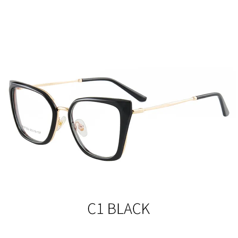 TXOME Blue Light Cat Eye Glasses