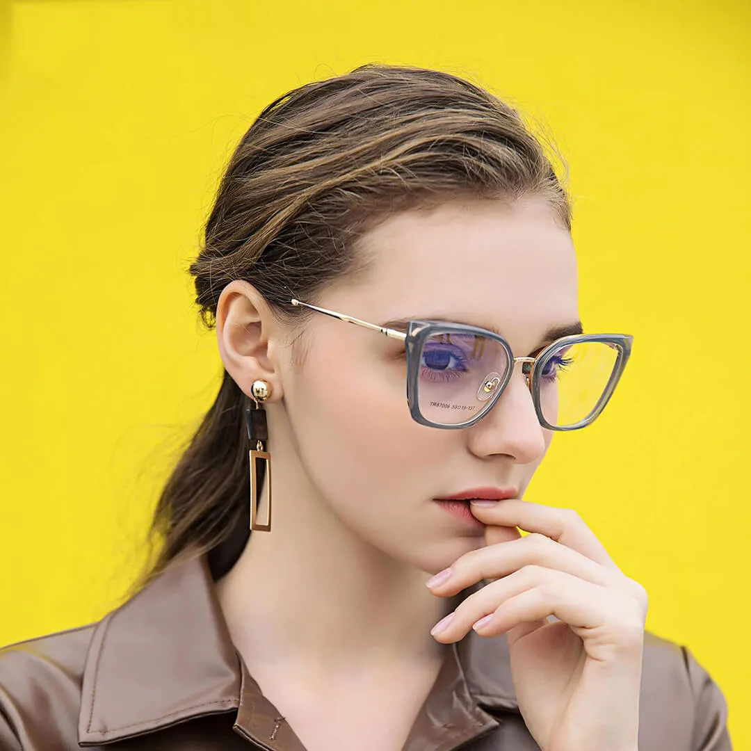 TXOME Blue Light Cat Eye Glasses