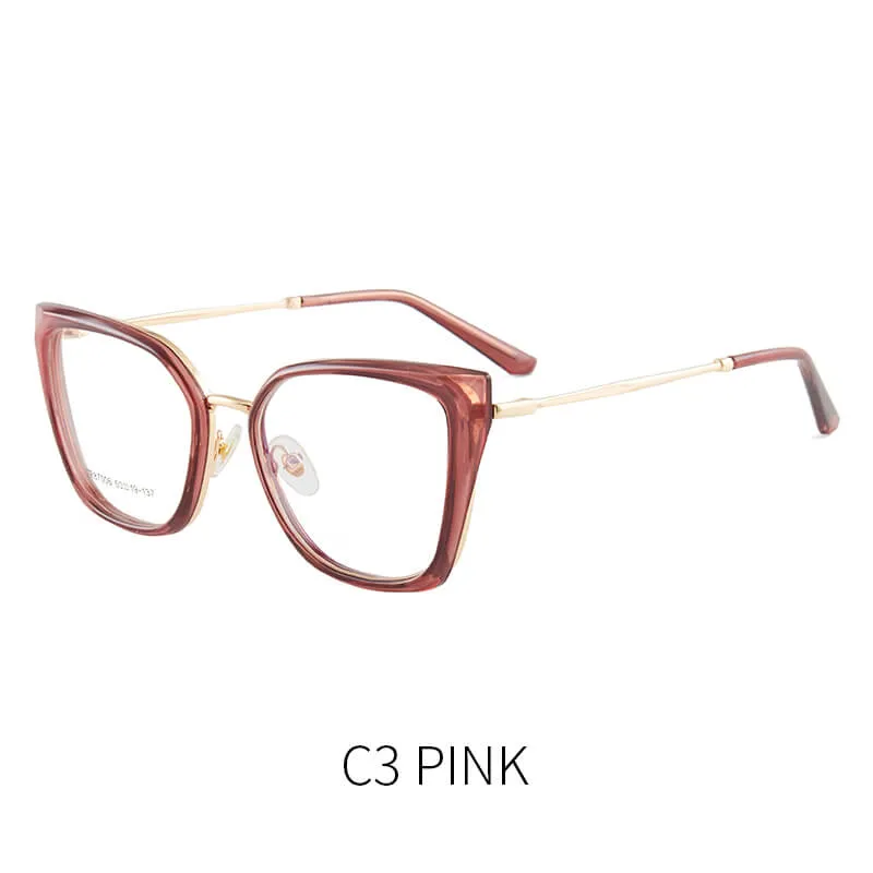 TXOME Blue Light Cat Eye Glasses