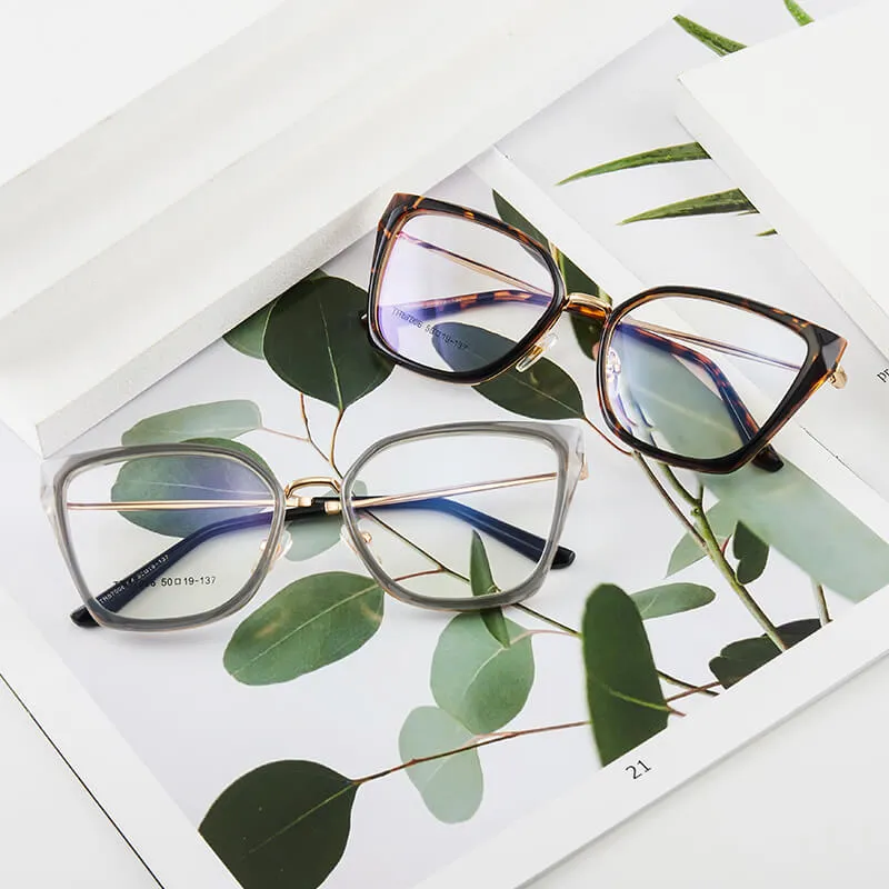 TXOME Blue Light Cat Eye Glasses