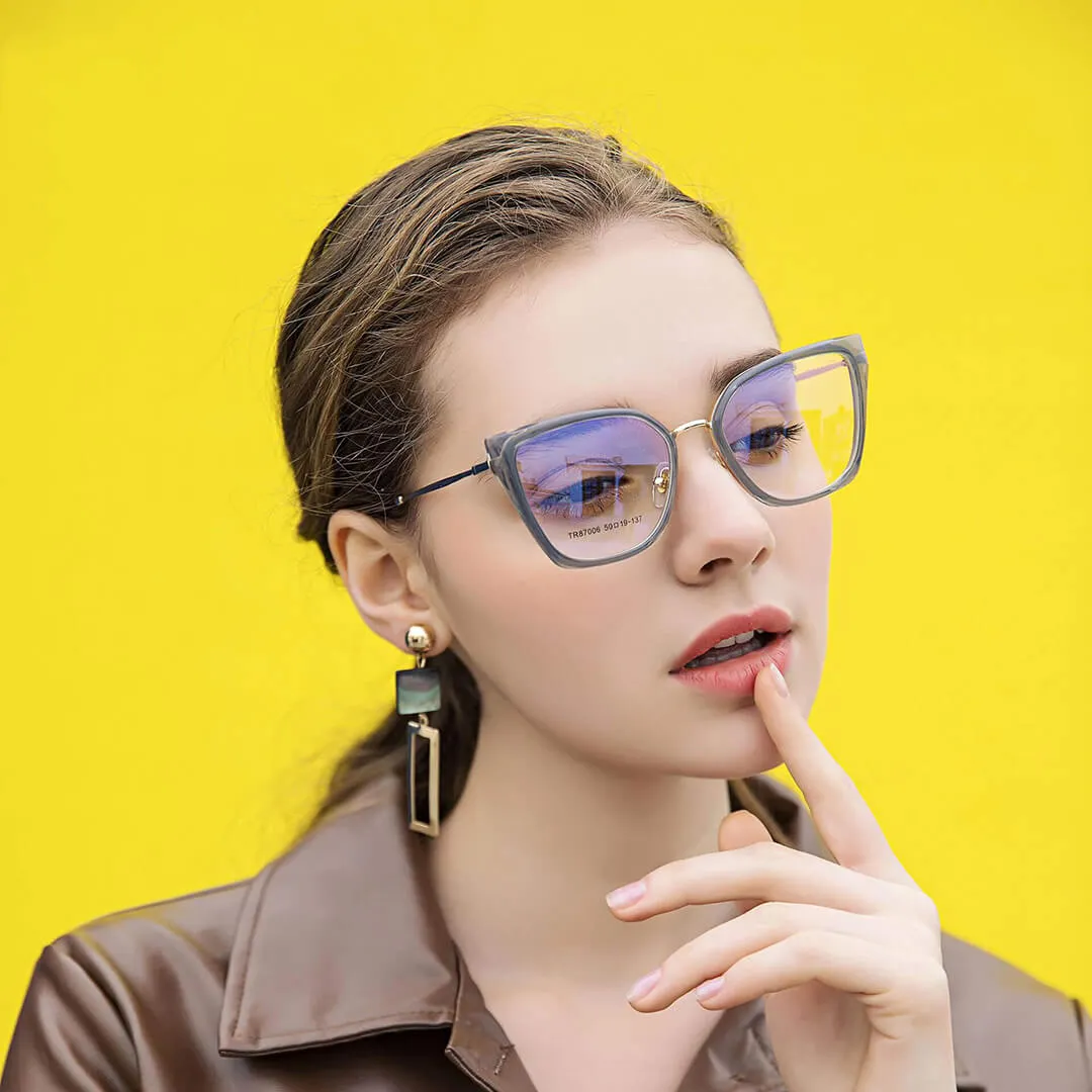 TXOME Blue Light Cat Eye Glasses