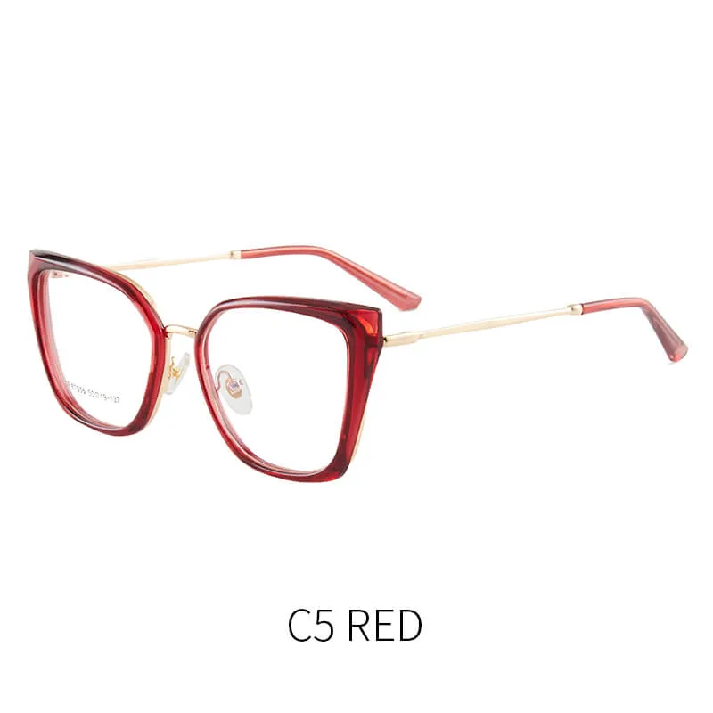 TXOME Blue Light Cat Eye Glasses