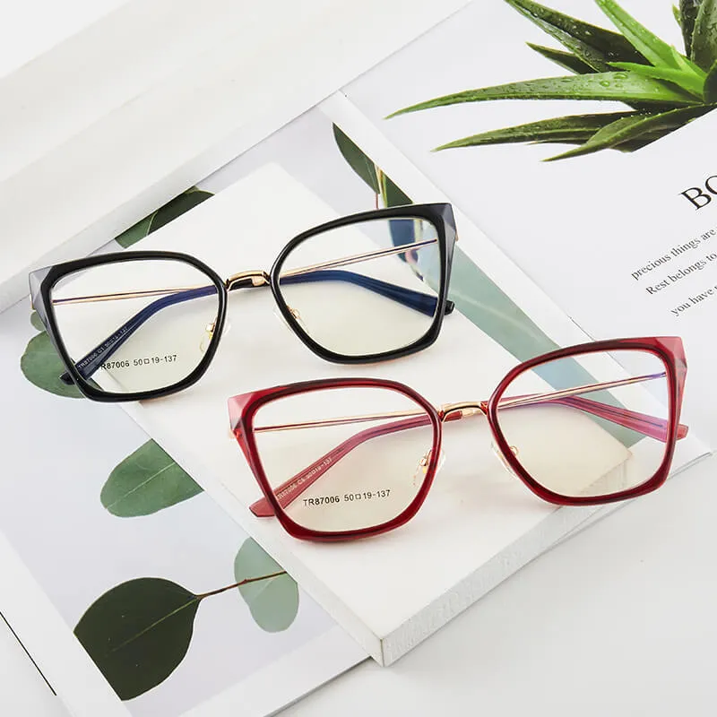 TXOME Blue Light Cat Eye Glasses