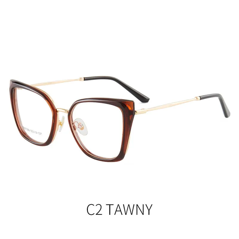 TXOME Blue Light Cat Eye Glasses