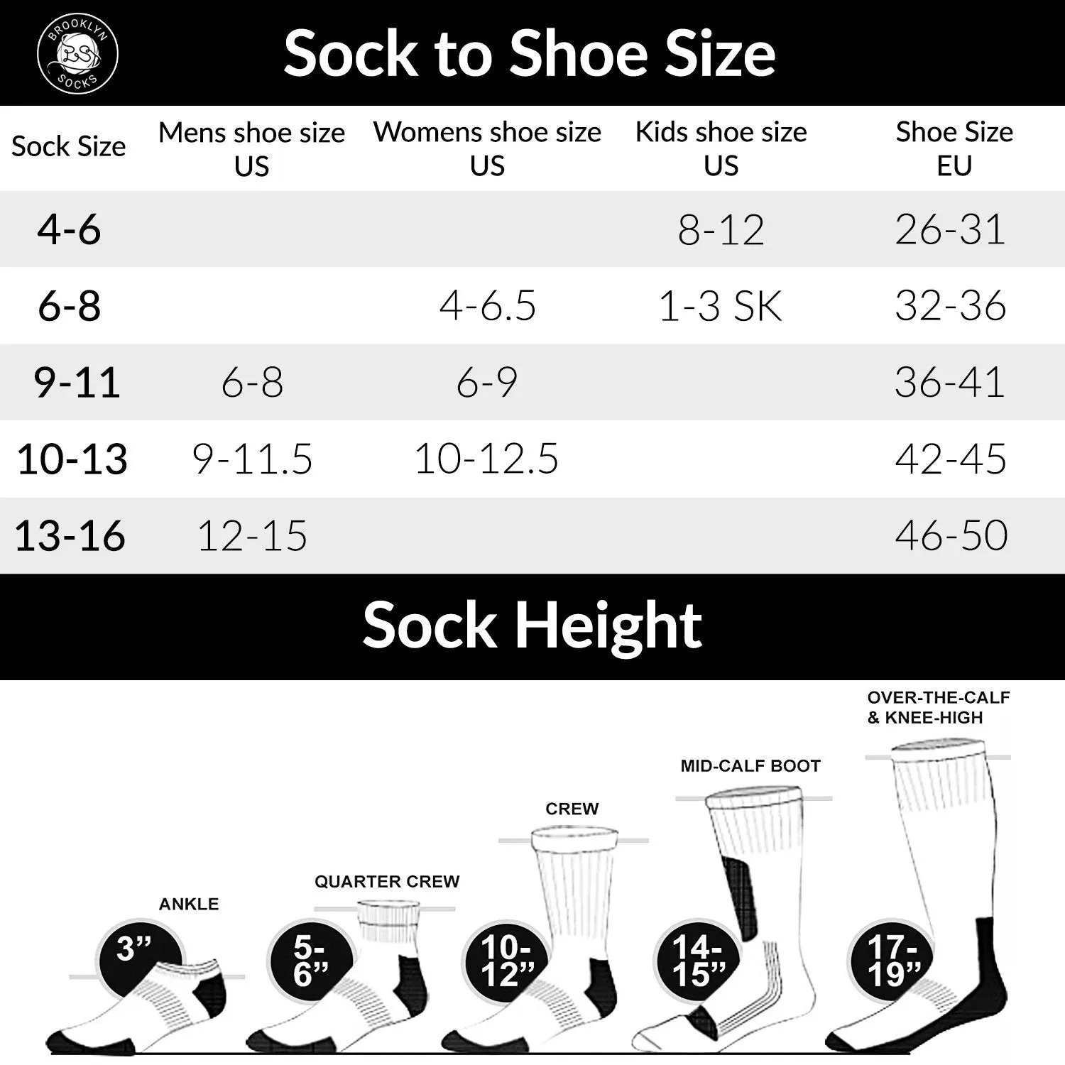 Women's Compression Knee High Stocking 10-20 mmHg, Medical Circulation Socks - 2 Pairs, Women's US Shoe Size 8-10.5