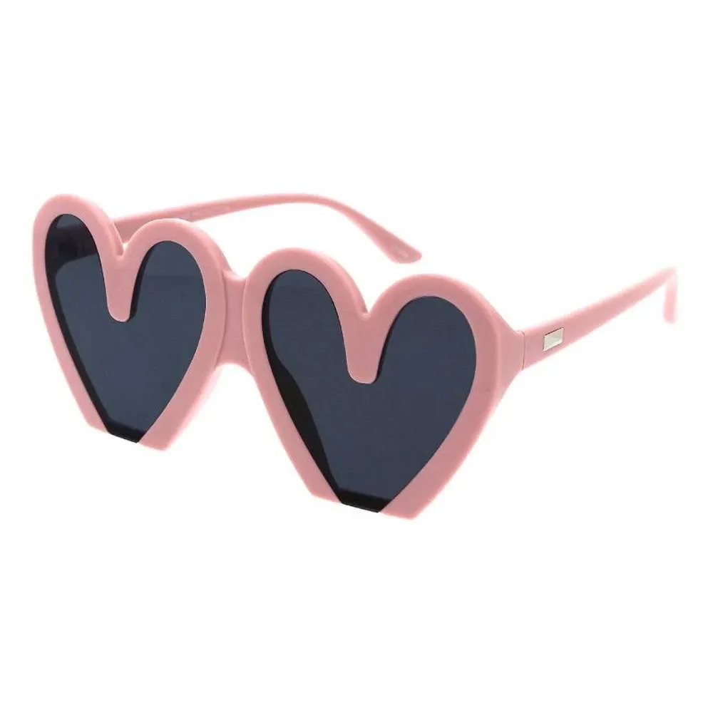 Women's Plastic Large Thin Heart Frame - Assorted