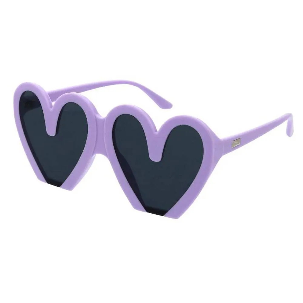 Women's Plastic Large Thin Heart Frame - Assorted