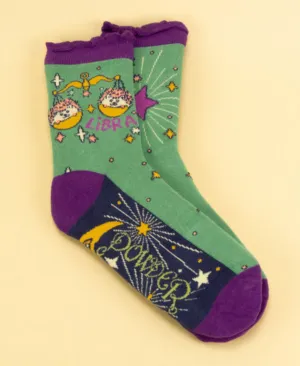 Zodiac Ankle Socks -Libra